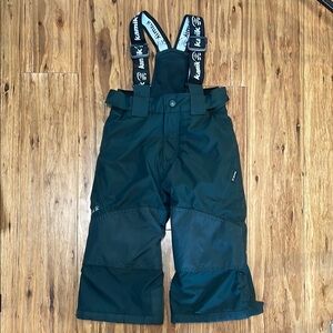 EUC! Kamik Kids Black Snow Bibs/Pants